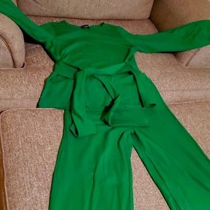 Brand new 2 piece wide leg pant set